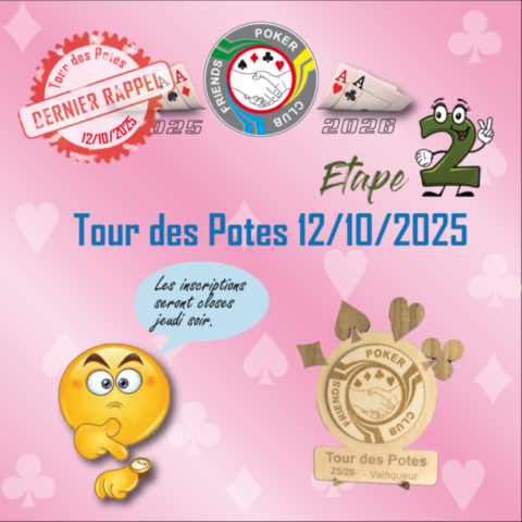 Annonce Tour des Potes